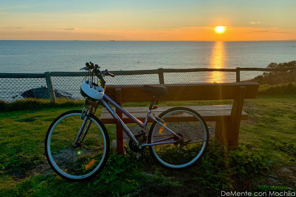 atardecer en la costa melbourne