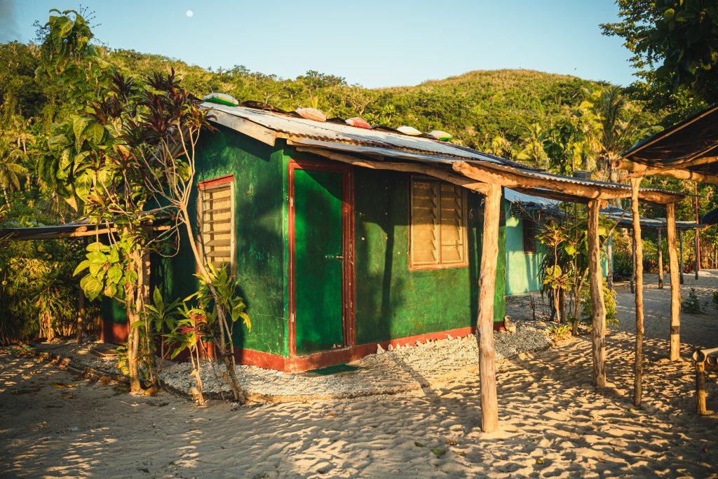 Alojamiento básico en la playa