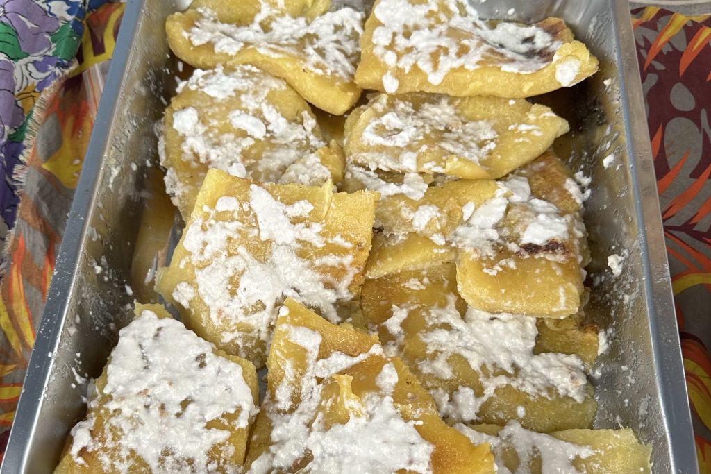 Bandeja de laplap de banana