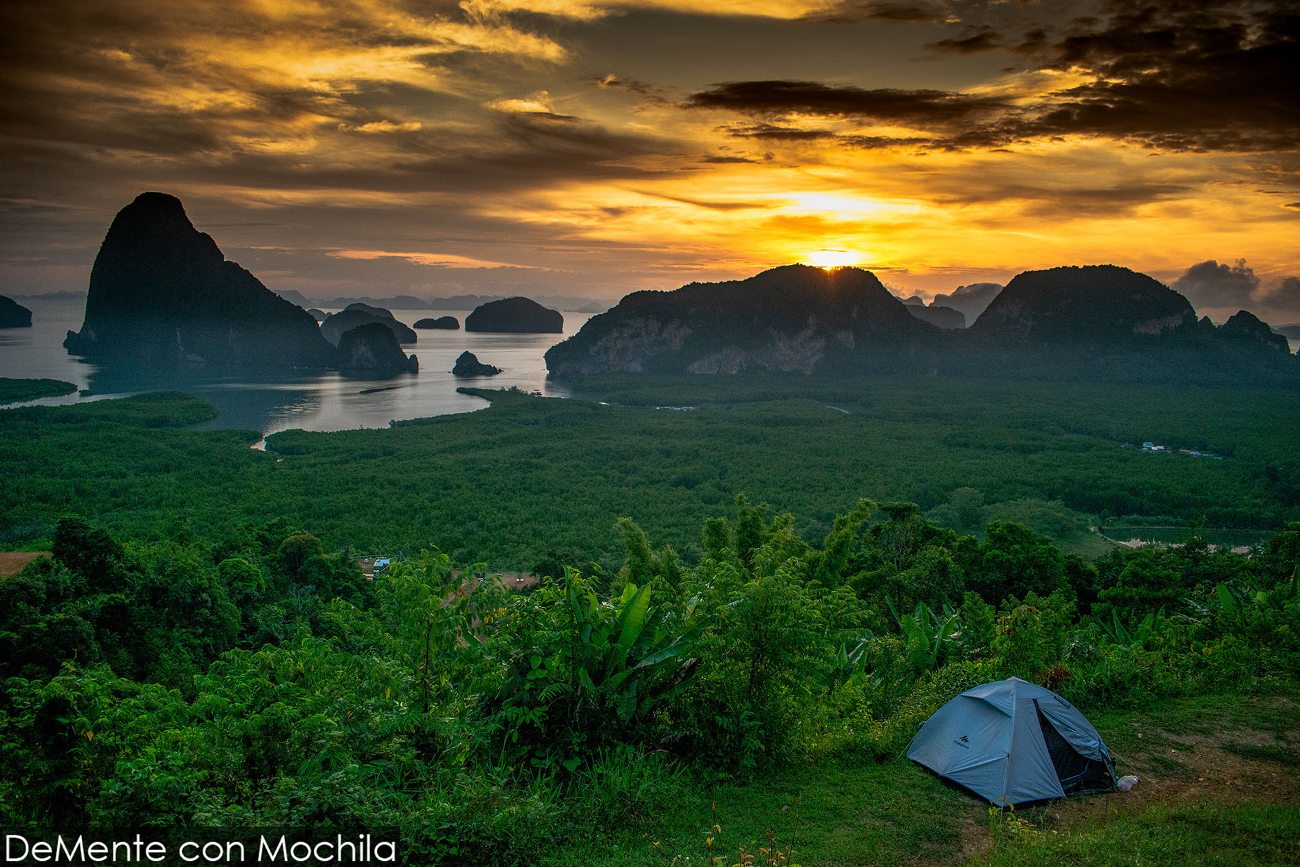 Acampar en Samet Nangshe – Tailandia