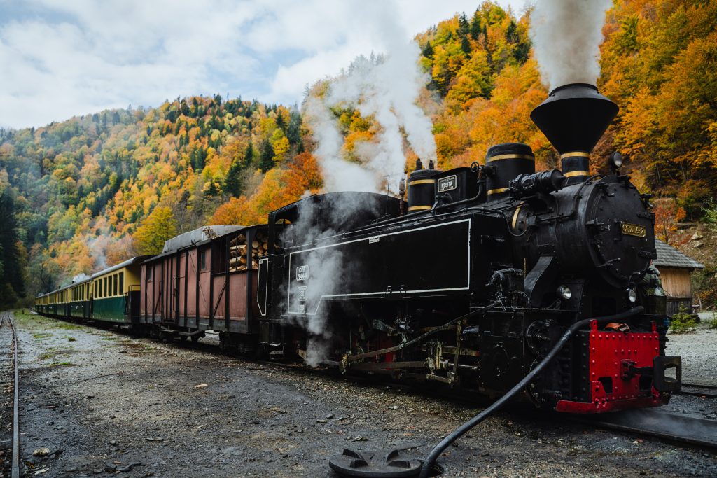 mocanita, tradicional tren a vapor de rumania