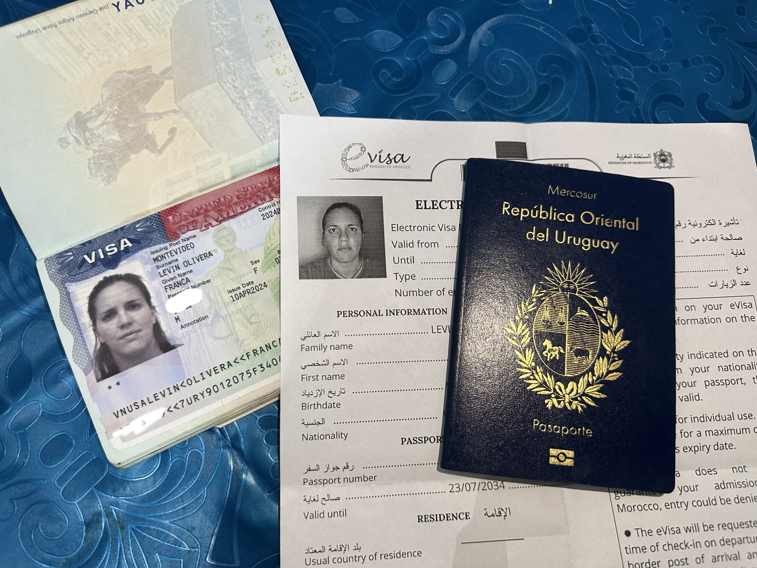 eVisa para Marruecos con pasaporte uruguayo